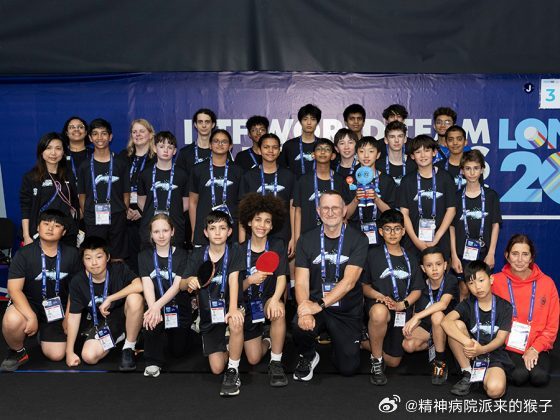 【英格兰乒协】致敬2026年伦敦世乒赛出色的球童团队温布利OVO体育馆全程赛事的