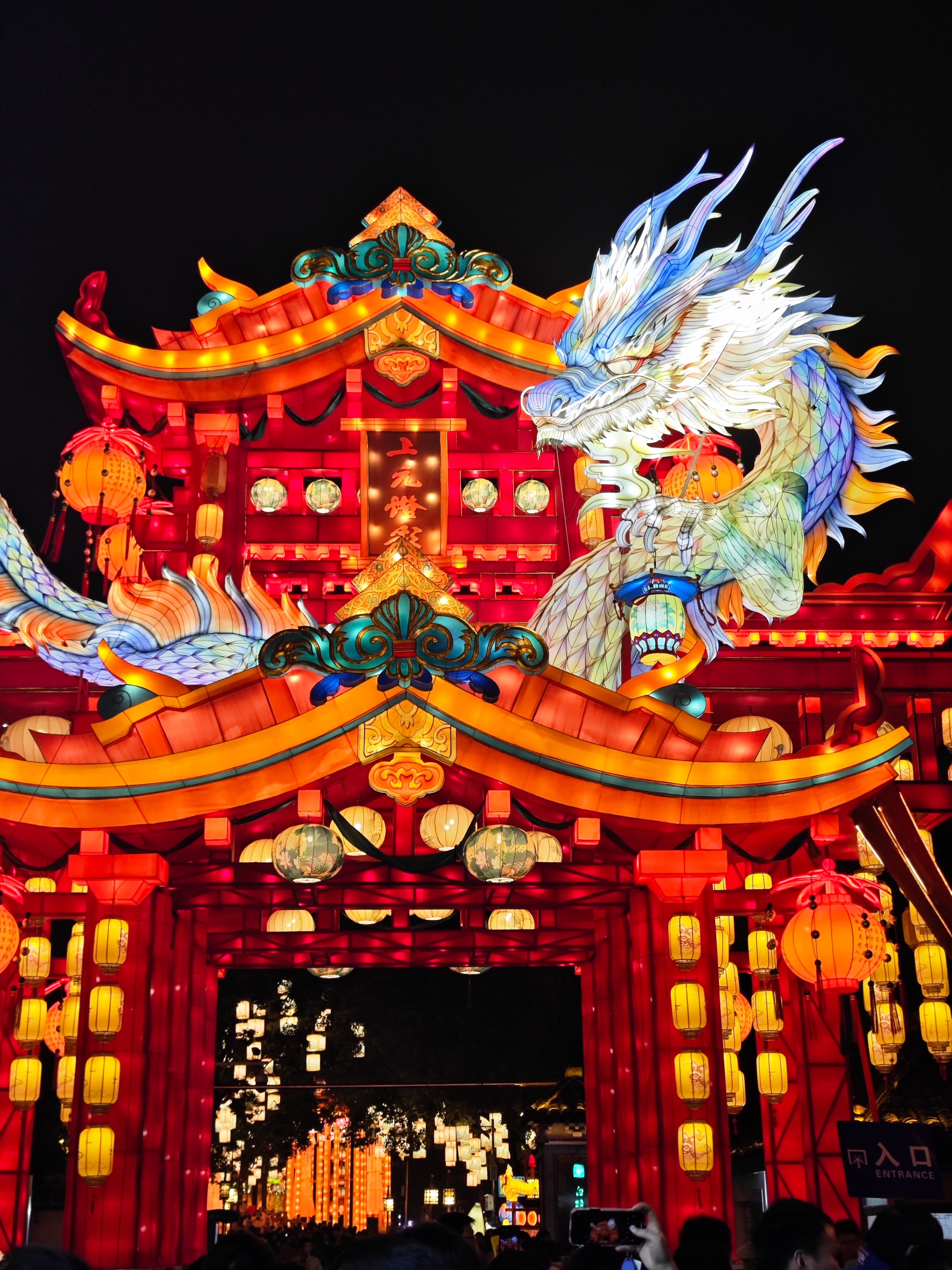 南京白鹭洲的花灯好牛掰 ​​​