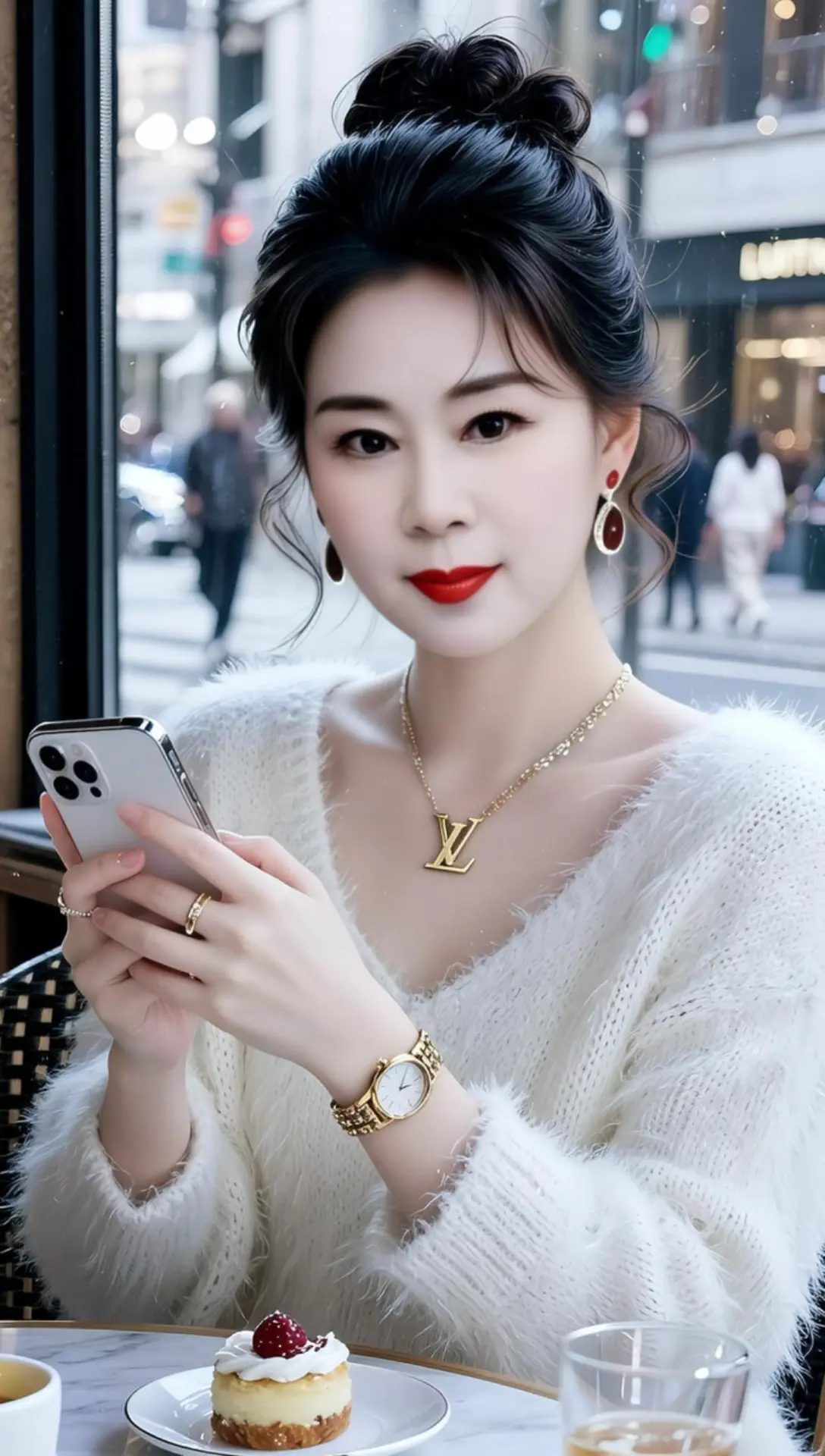 AI都市下午茶照 ai创作