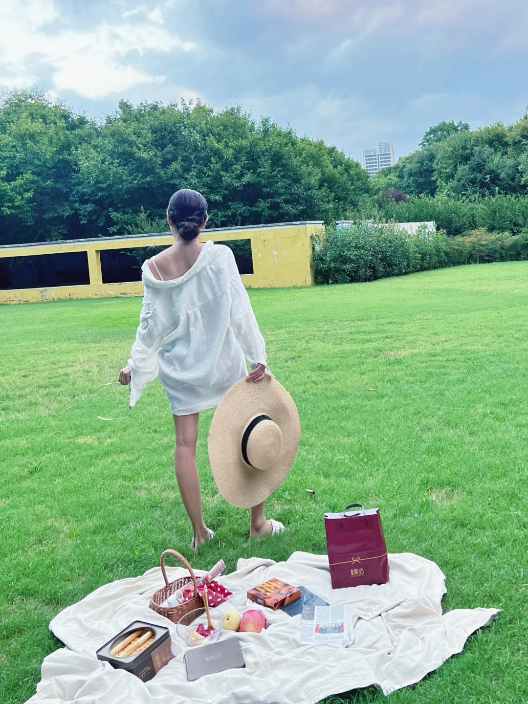 🌲趁着夏末初秋，一起来场氛围感野餐🧺