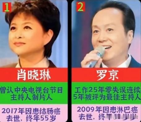 荧幕之上，曾有十位我们无比熟悉的央视主持人，如今再也无法在镜头前见到他们。很多人