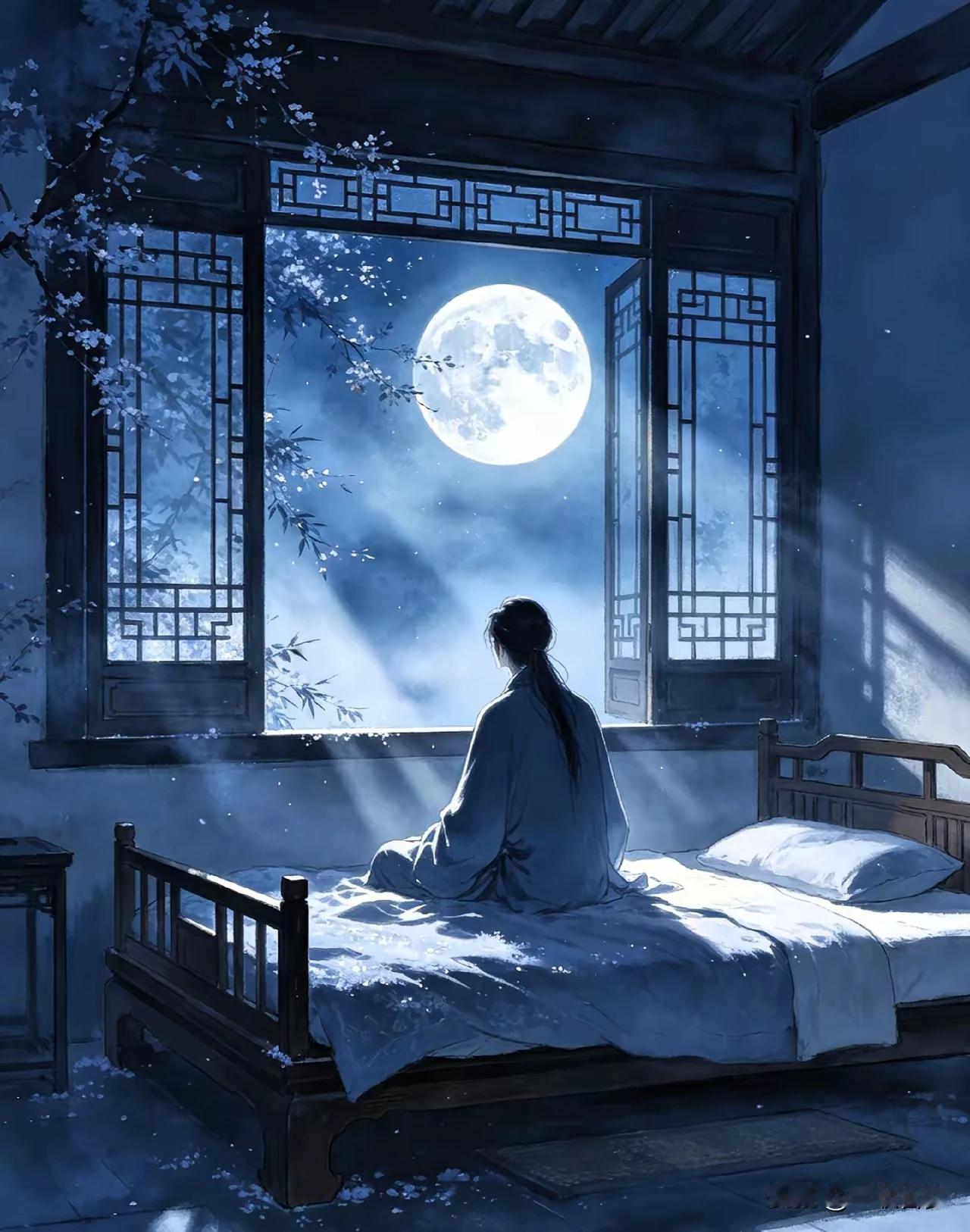 上联：半窗明月三更梦
下联：满庭清风一朝醒