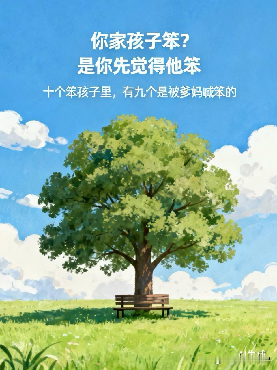 关于孩子

你家孩子笨？
是你先觉得他笨。

张老师教了一辈子书，他说，十个笨孩
