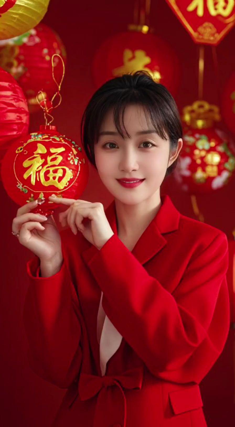 AI红服迎元   中国年