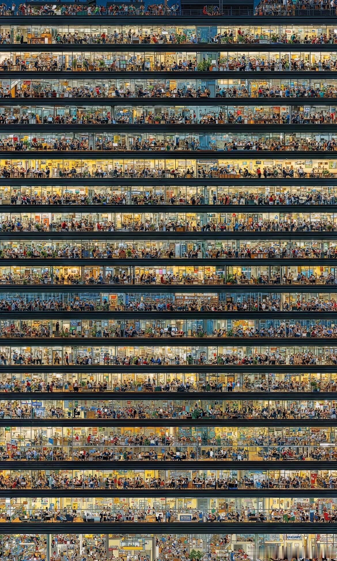 《互联网大厂牛马图》请对号入座 