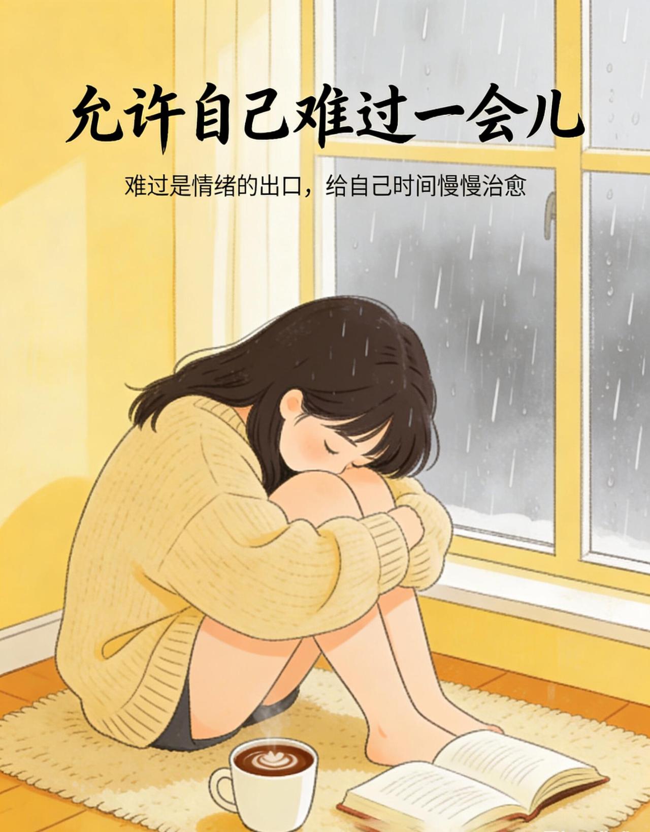 难过的时候，只想卸下心里的紧绷，安安静静舒缓情绪
 
1. 独处放空，不用勉强说