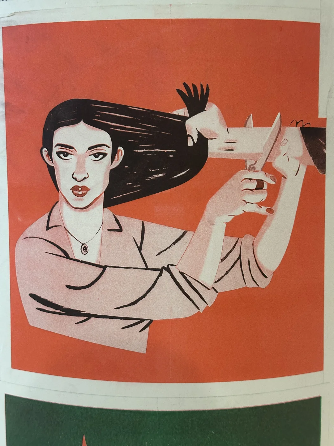 在巴黎看到的一些声援伊朗女性的海报