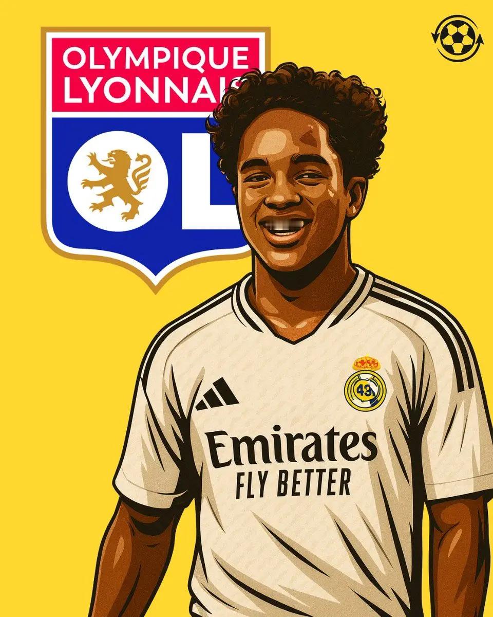 里昂目前正在与皇家马德里商谈，希望在1月份从他们手中租借巴西前锋恩德里克6个月。