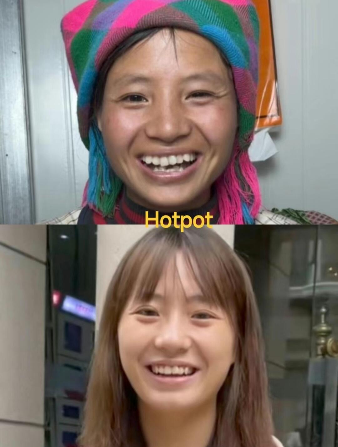 博主小鱼海棠和小英也长得太像双胞胎了吧？ 这两个人真的不是双胞胎吗？ 小鱼海棠撞