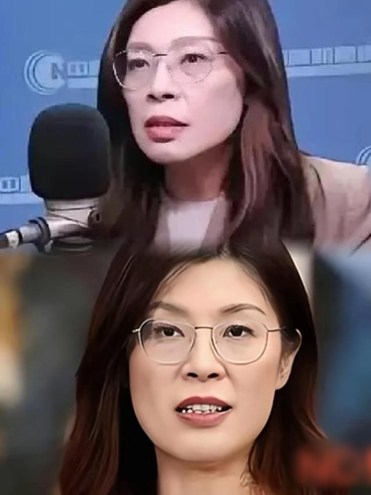 丽文马上要飞美国了。
临走前对着镜头大言不惭，直接扔下一句“不想在大陆和美国之间