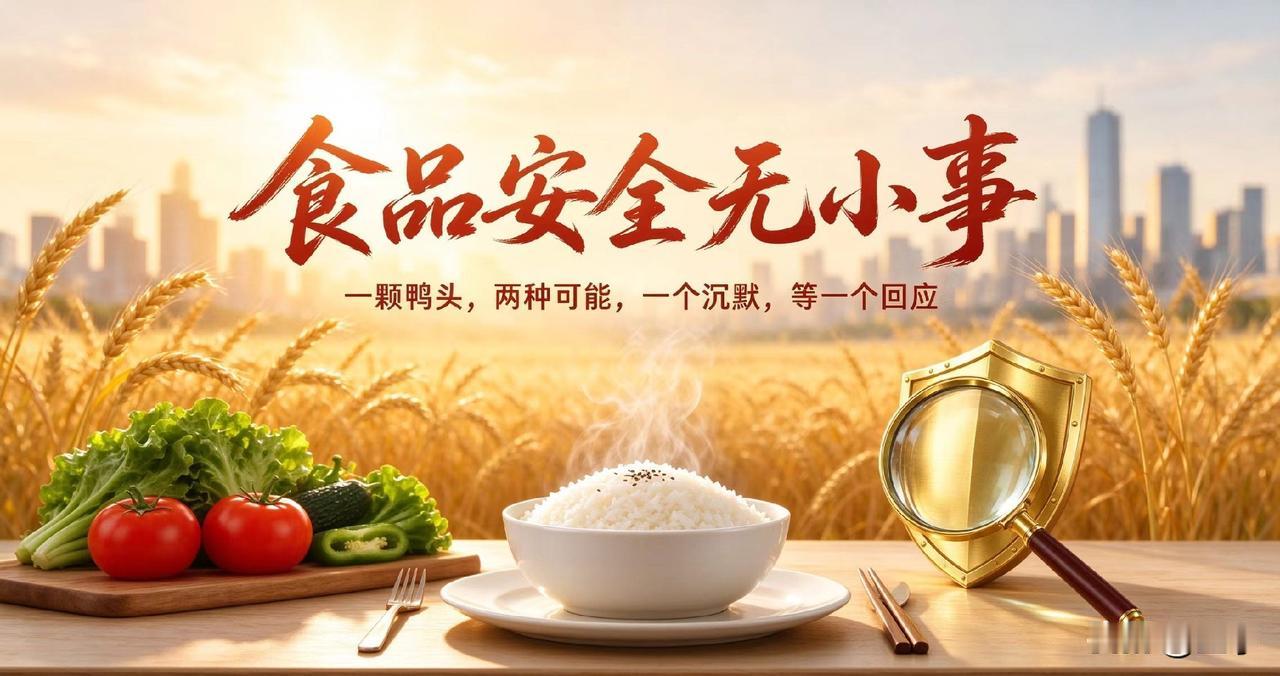鸭头吃出蛆，客服说"孜然粉"：一天过去，谁来给个说法？
 
吃到一半，鸭头里翻出