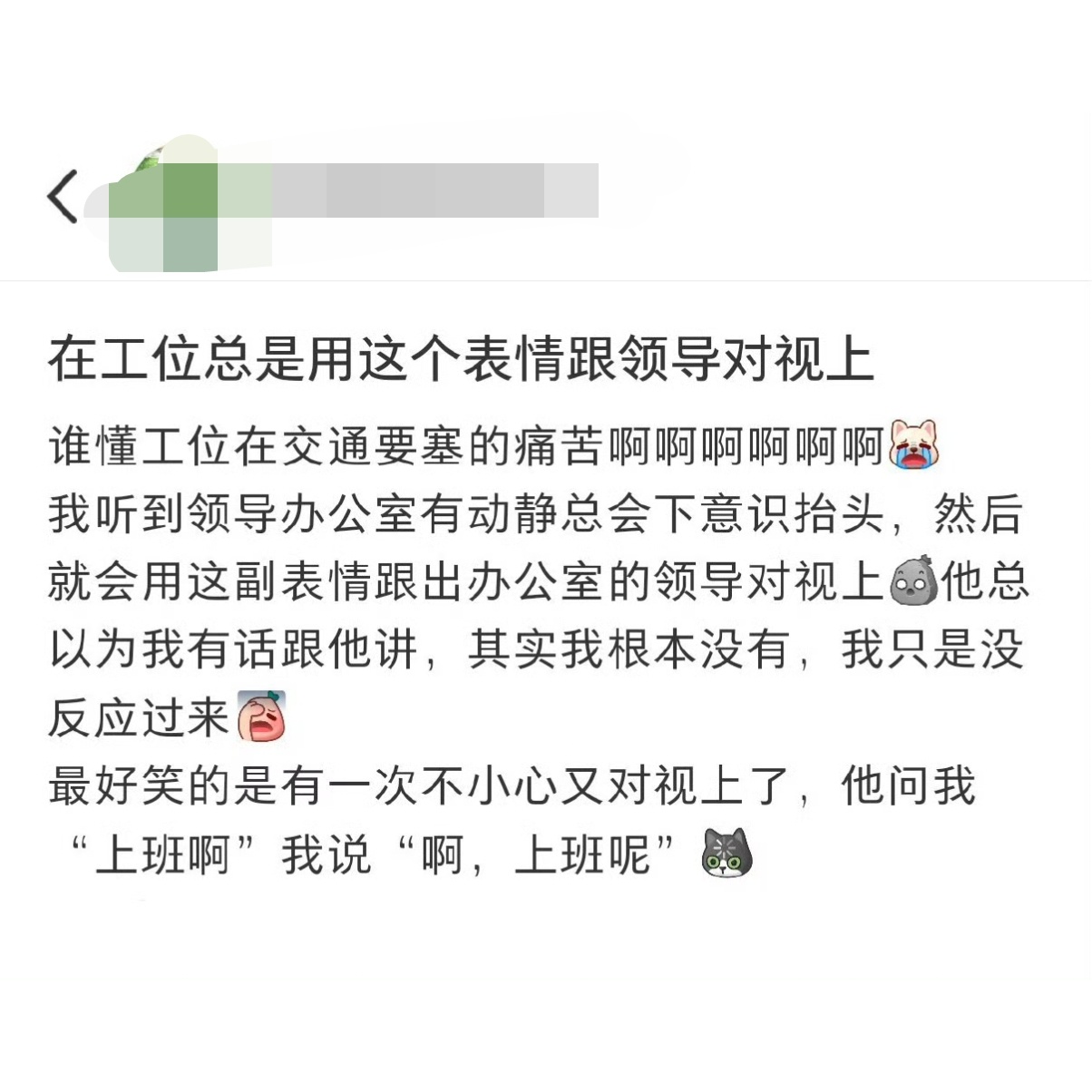 我上班就这个亖样一想到大家上班都这样我就放心了 ​​​