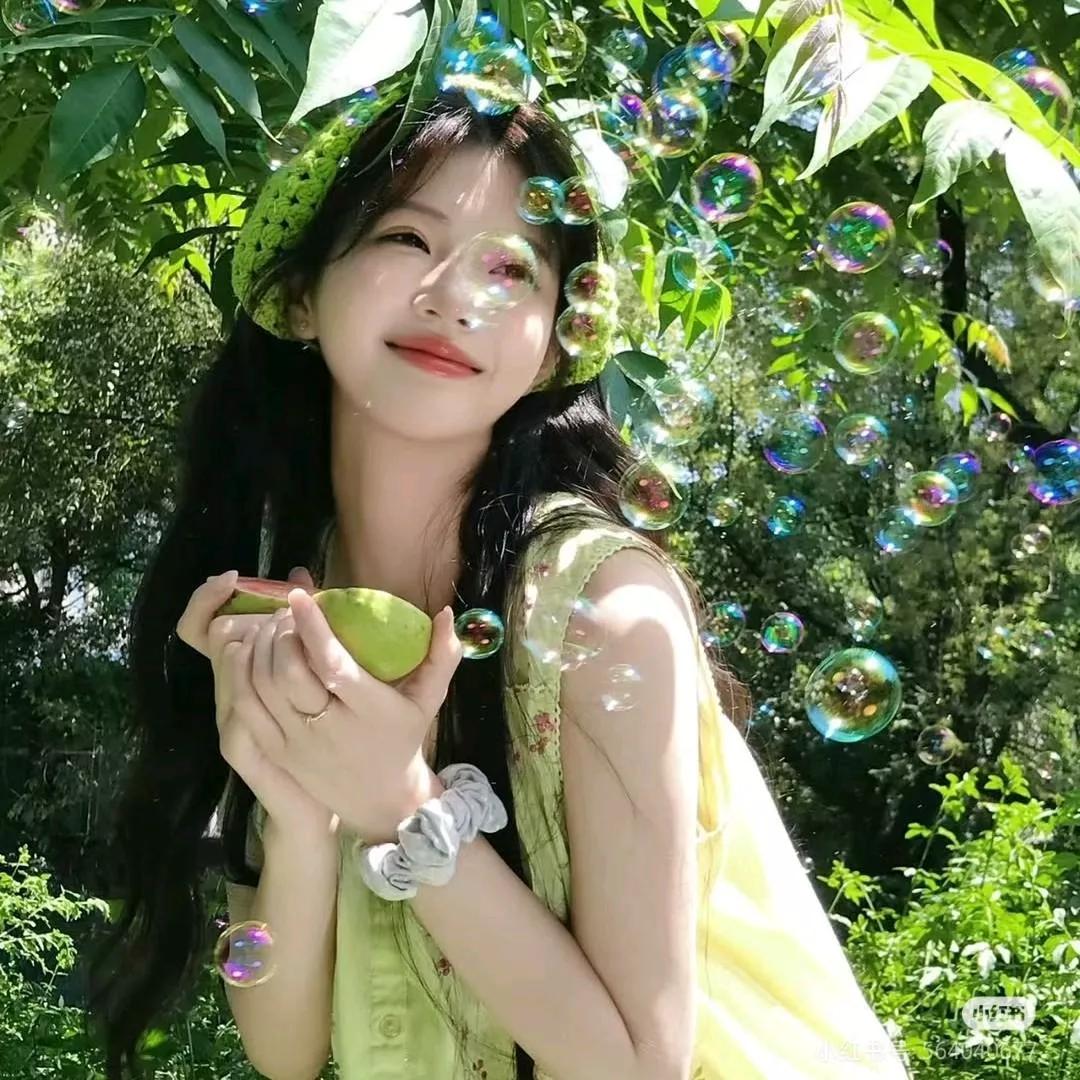 夏日泡泡仙子，清新自然美！🍃💦✨梦幻泡泡少女 梦幻泡泡玫瑰 梦幻泡泡照 七彩