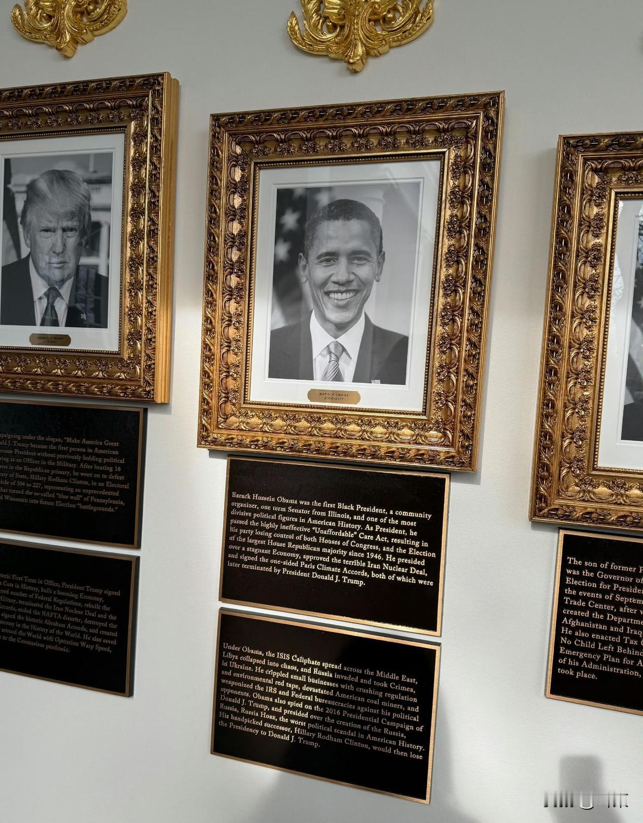 白宫总统星光大道「奥巴马铭文」

奥巴马是美国历史上首位非裔总统，曾担任社区组织