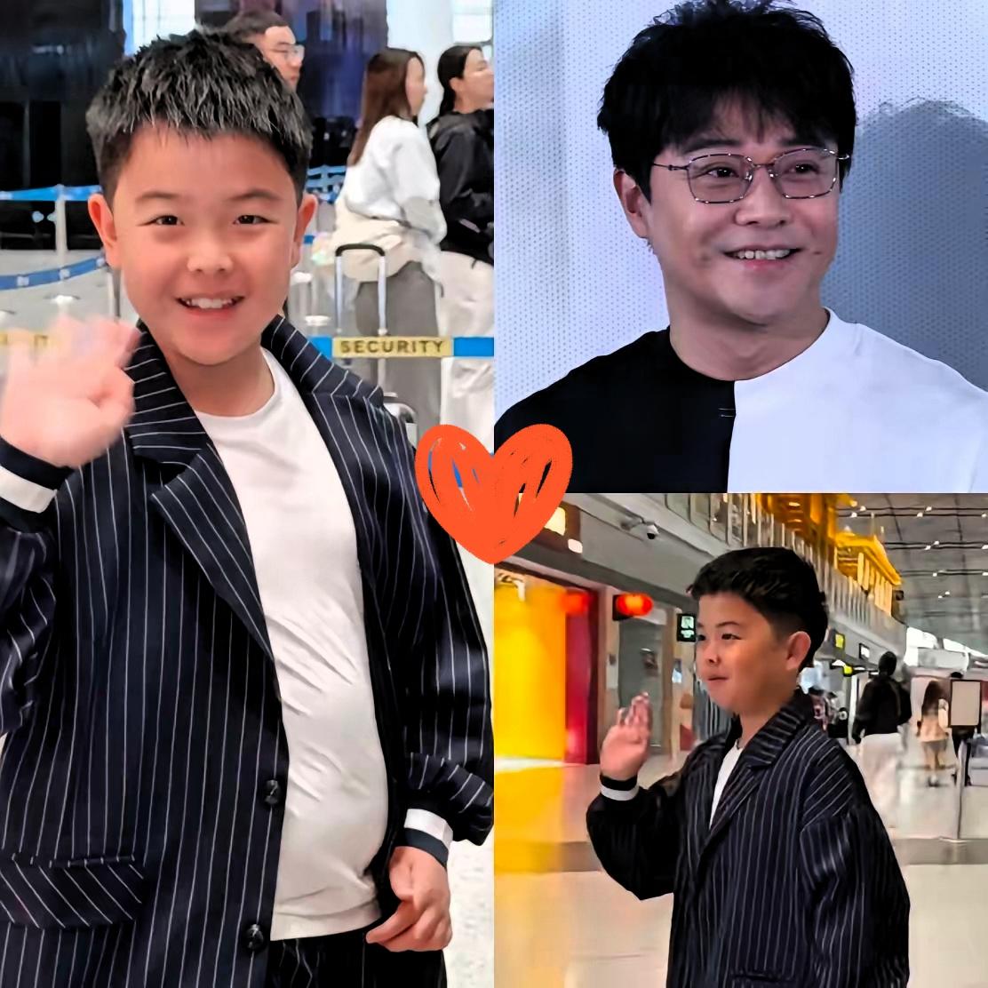 我爸眼光是真毒啊，看见佟丽娅儿子，他指着这小孩儿说：很早以前我就说这小孩不一般。