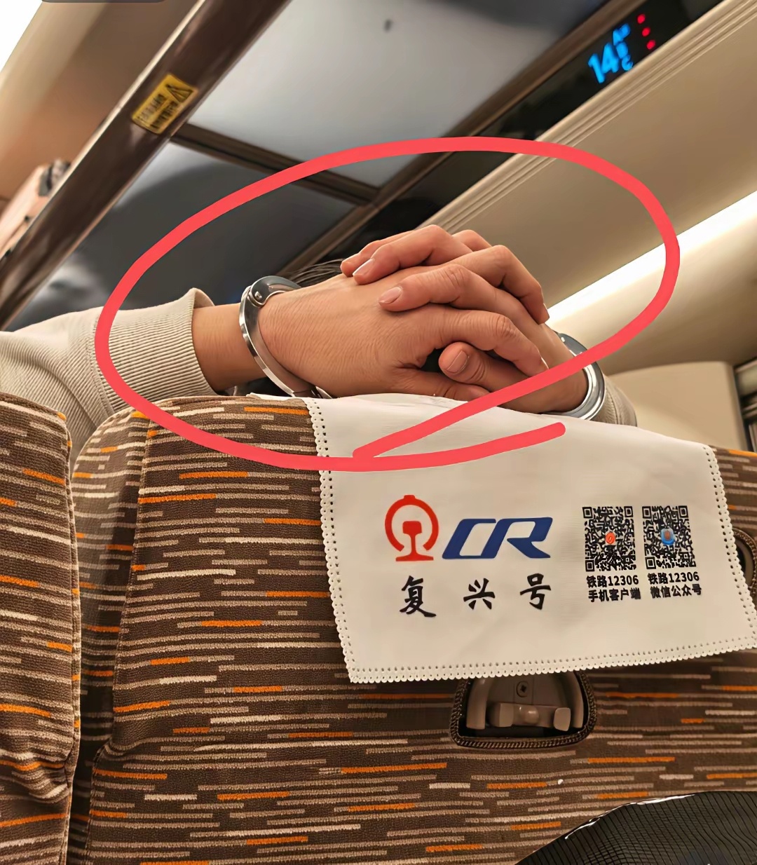 我没看错吧？可真是开眼了！今天坐高铁，遇上件新鲜事。前排小哥抬手的时候，我一下子