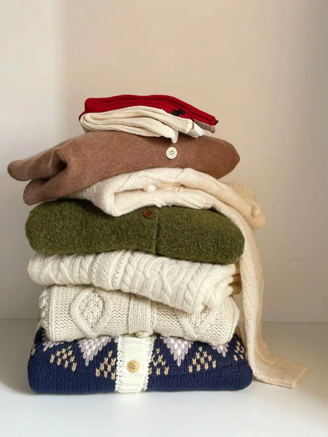 🧶去年秋天的毛衣还是好喜欢（附上身图～