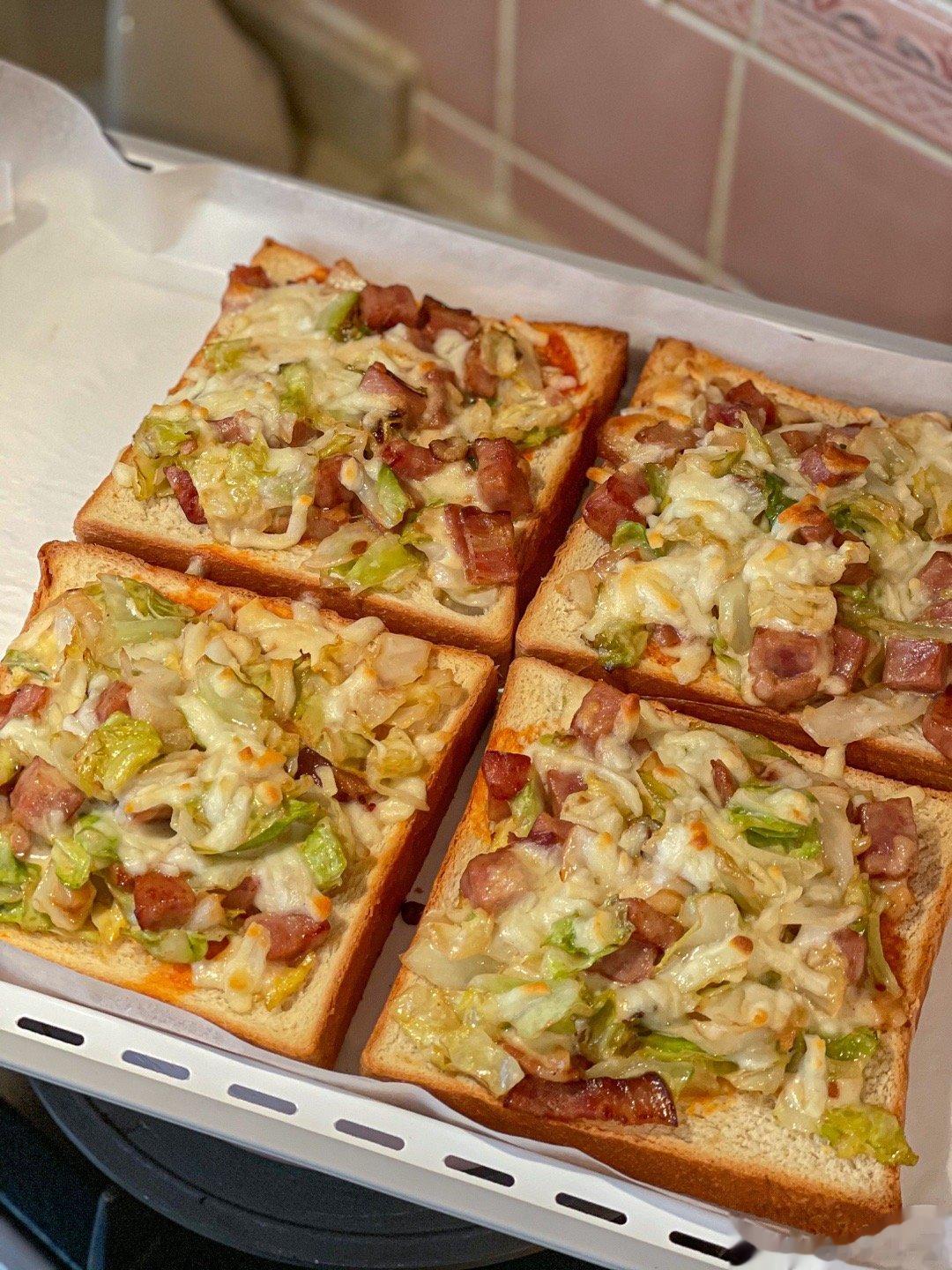 凯撒大帝方子超级好吃的吐司pizza ​​​