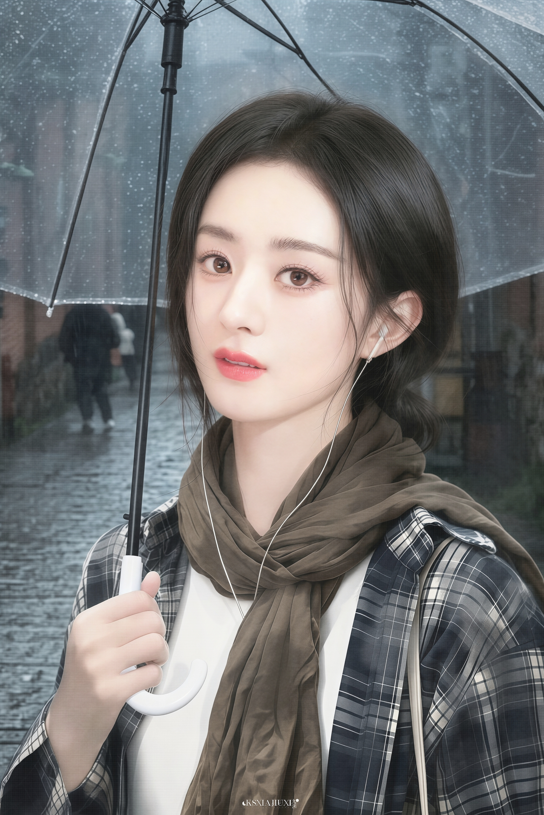 -丨p图下雨时天气总是灰蒙蒙的 像很多话讲不出来 