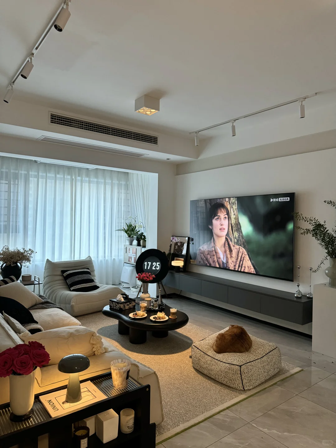这样的家真不想出门了，把电影🎬看个遍～