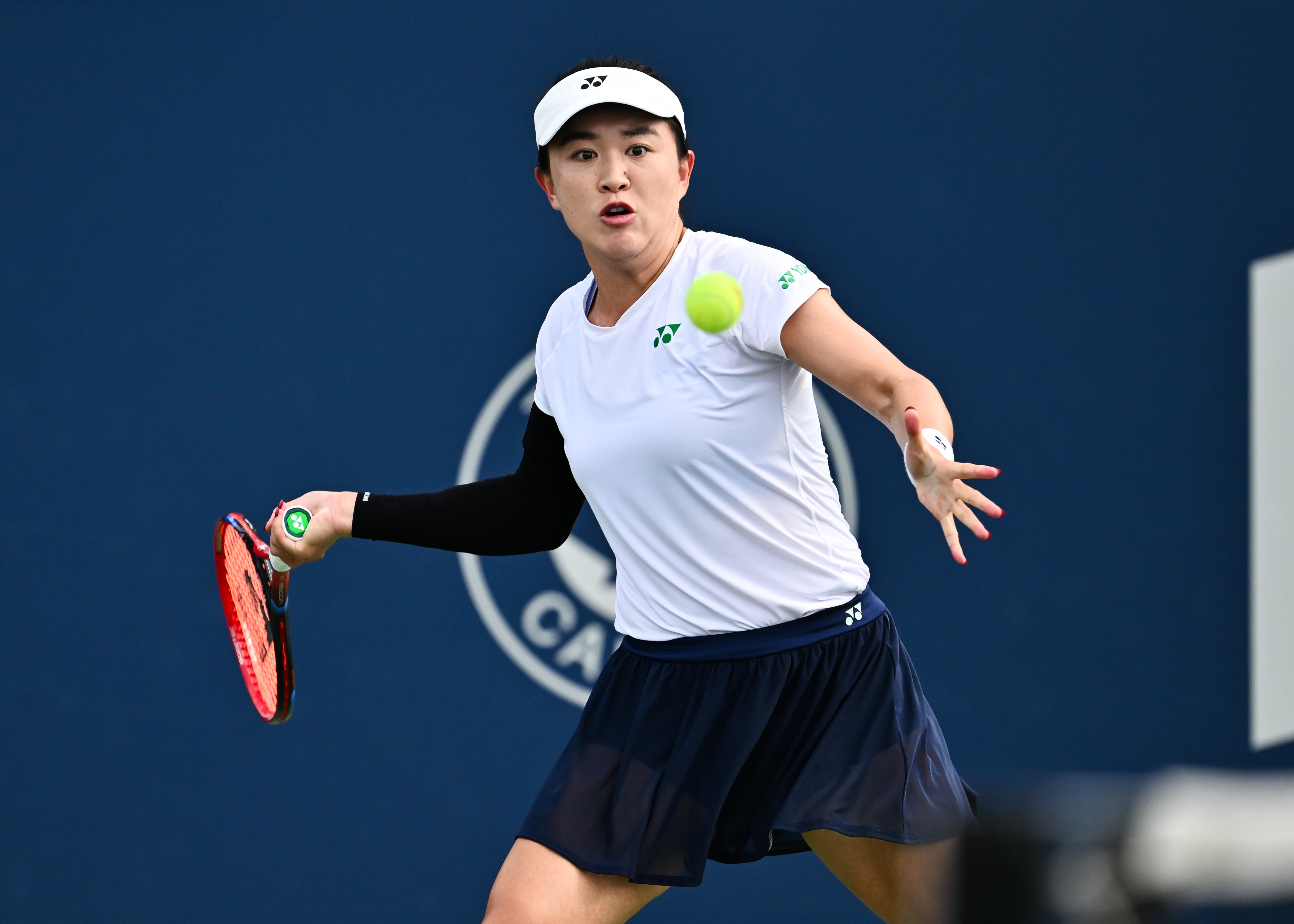朱琳晋级蒙特利尔站32强！WTA1000蒙特利尔站第二轮，朱琳以1-6 6-2 