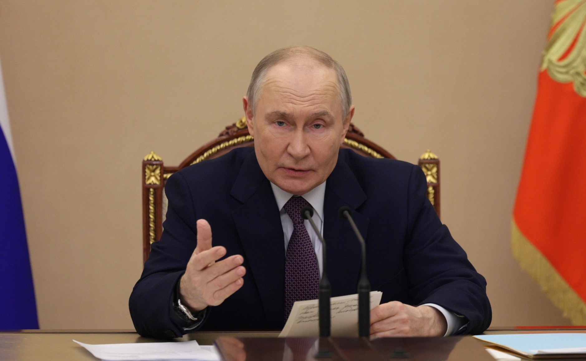 瓦洛佳小朋友  关于全球石油和天然气市场形势的会议弗拉基米尔·普京召开了关于全球