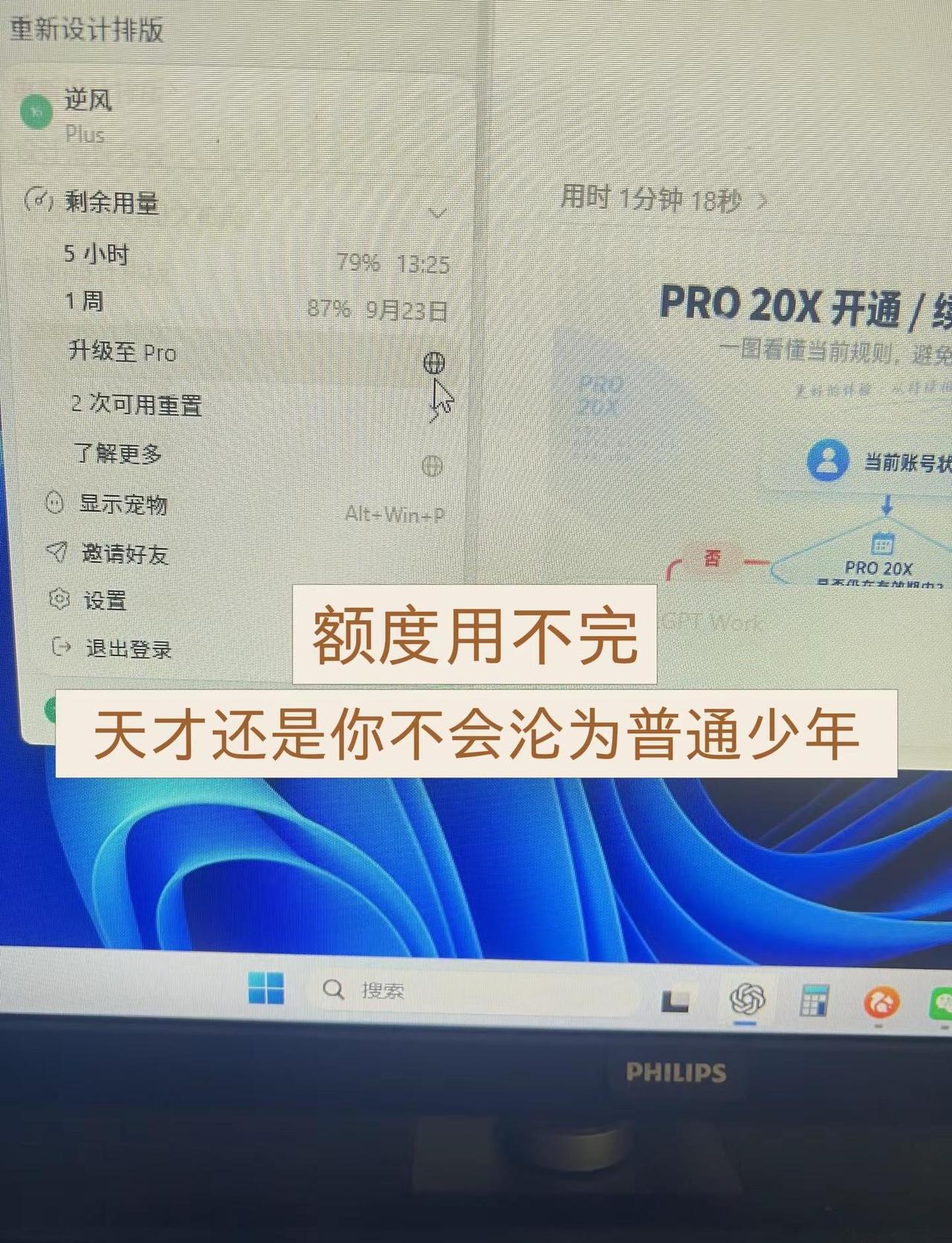 codex额度用不完。额度用不完，天才才不会损落！！！gptcodexgptpl