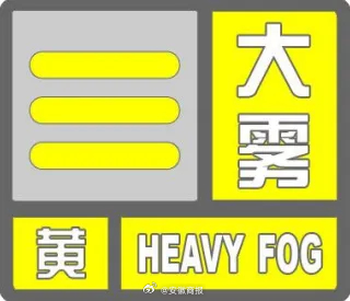 【#合肥大雾能见度极低#，#安徽发布大雾黄色预警#】12月28日08时，安徽省气