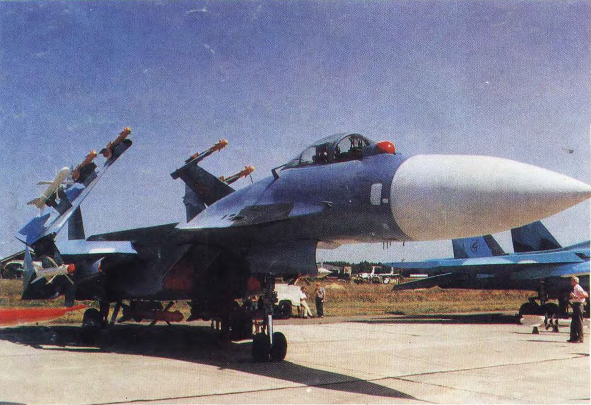 分享圖片：蘇聯/俄國蘇霍伊Su-27K/Su-33“海側衛”艦載戰鬥機 