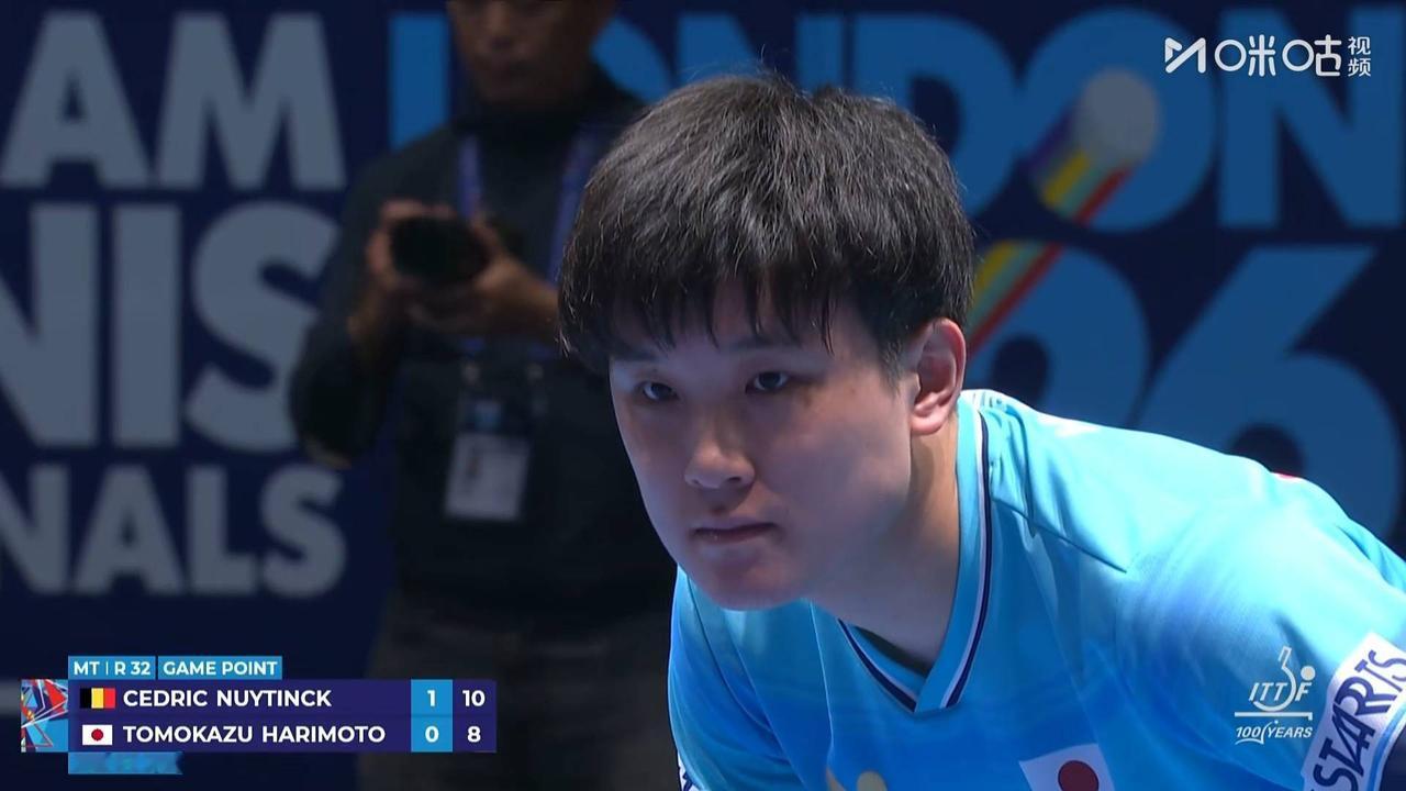 张本智和的水平下滑得也太快了吧！张本智和竟然0：2落后比利时选手努依提克，后者排