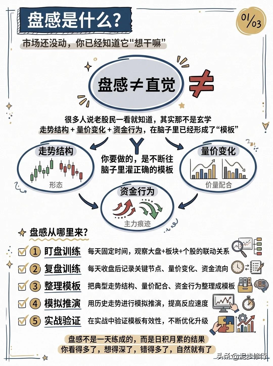 【盘感是什么？如何训练盘感？（附图）】
很多人误以为盘感是直觉，其实是长期训练沉