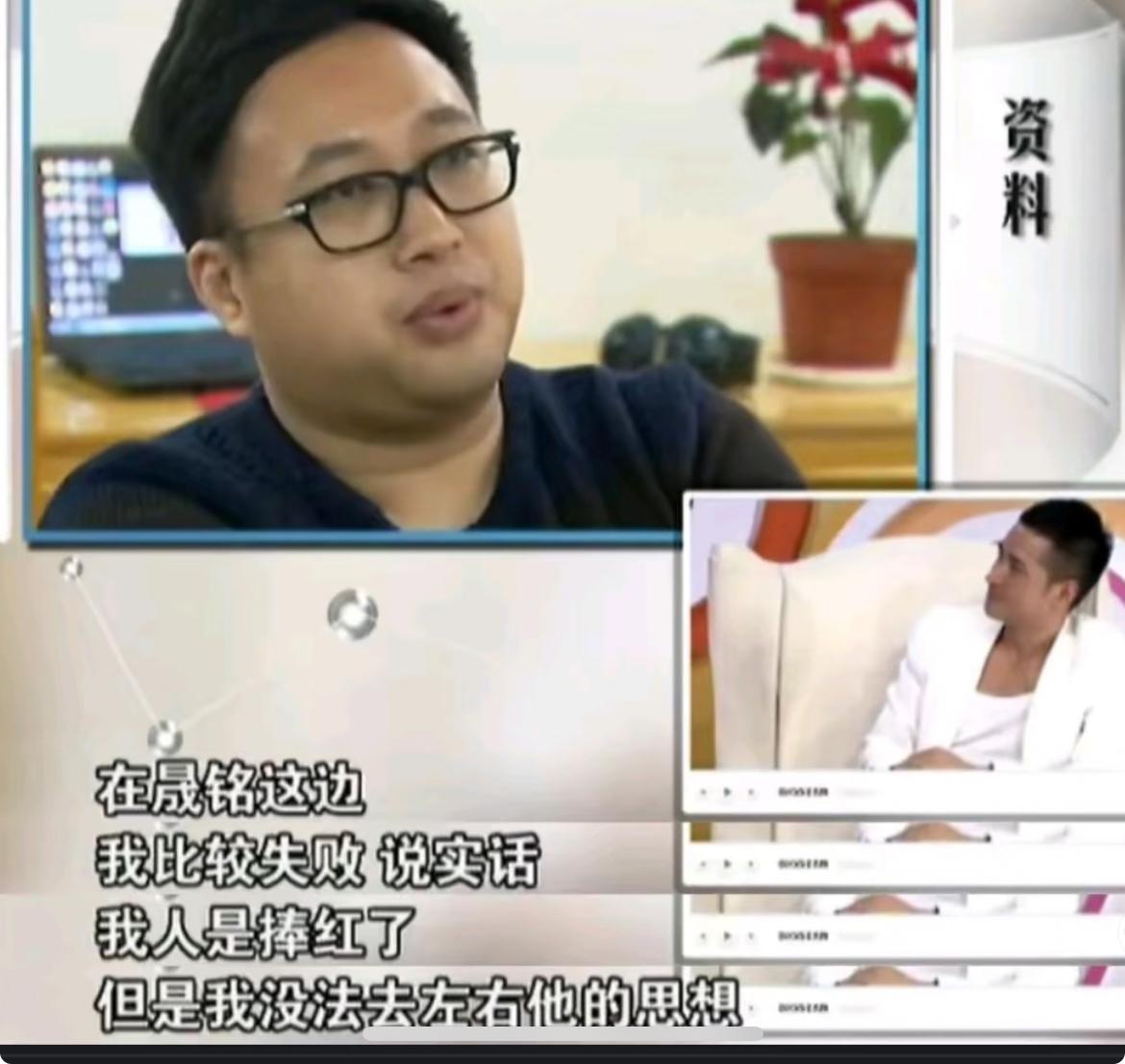 没想到于正也是个情种。当年白月光离开他的时候，他哭了整整一个月，还抑郁了一年，但