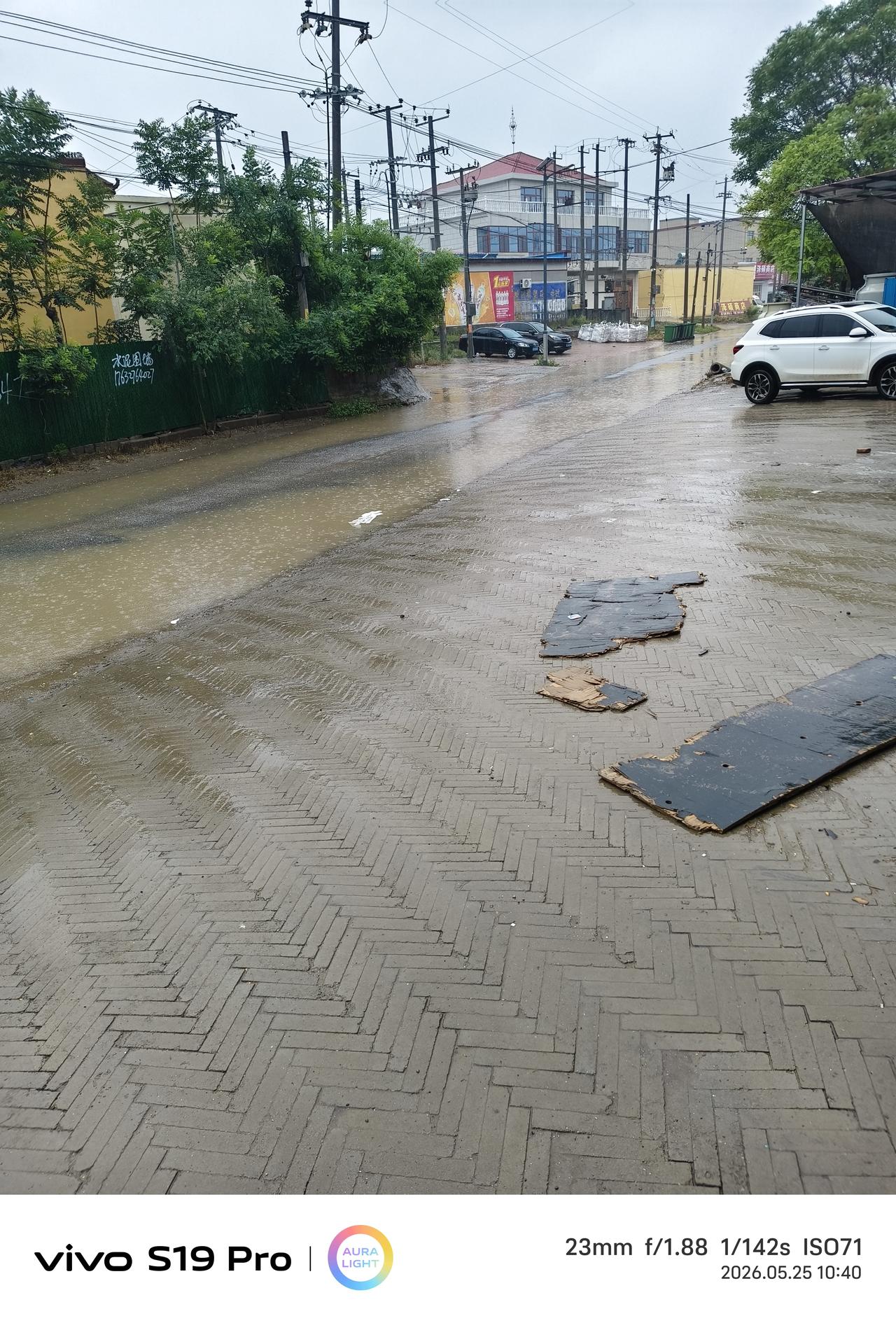 这个季节按说雨水很金贵的，可是今年的老天爷却慷慨大方，接二连三的下起了雨，雨还不