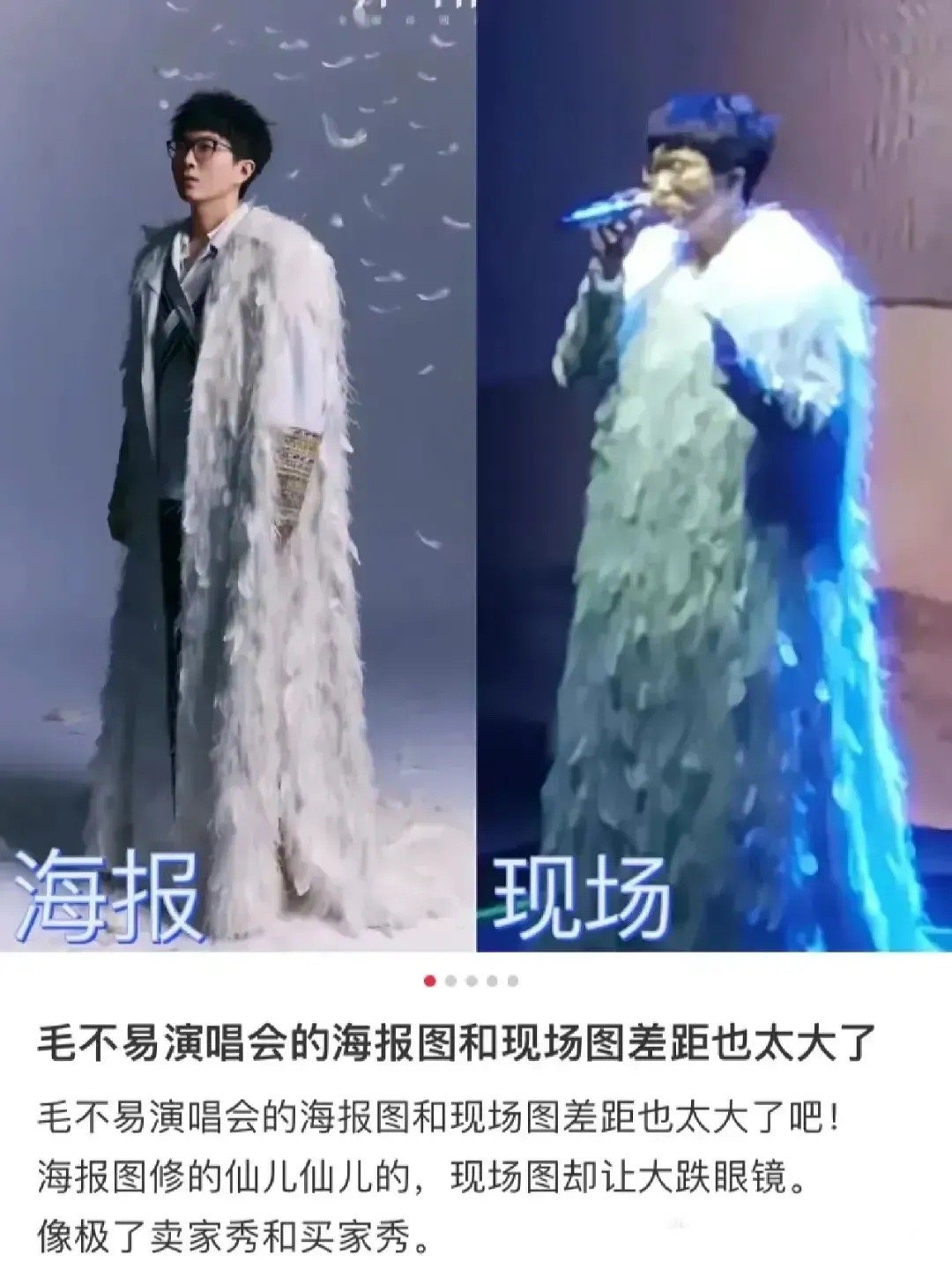 这就是卖家秀和买家秀的区别吗？宣发海报上是一个犹豫贵公子形象，现场秒变哈基米企鹅