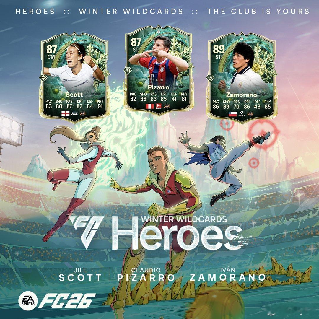 Winter Wildcards冬季外卡新英雄公布。吉尔·斯科特、克劳迪奥·皮萨