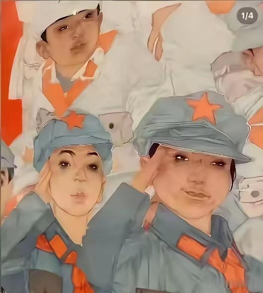 清华美院，又双叒叕是你。

我看着那几张画，手都有点抖。红军战士，那是什么人啊。