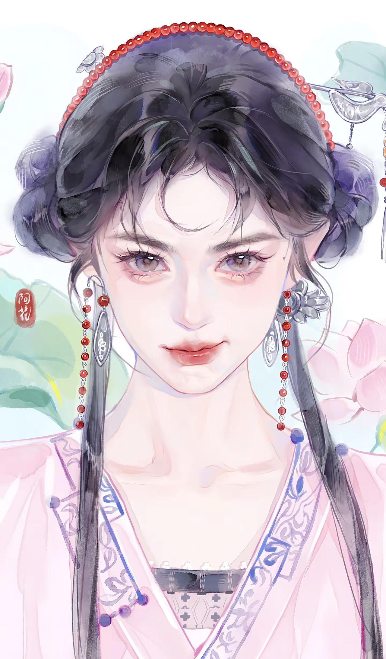画了萌萌的阿黛～@鞠婧祎 画画 古风 来战 鞠婧祎