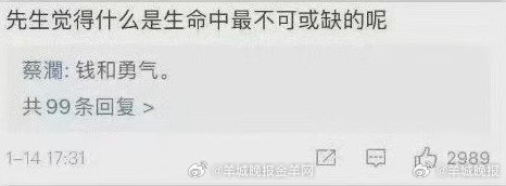 #今年没有新的蔡澜问答了# ​​​#蔡澜去世# 经常在微博问答里回复网友，他的年