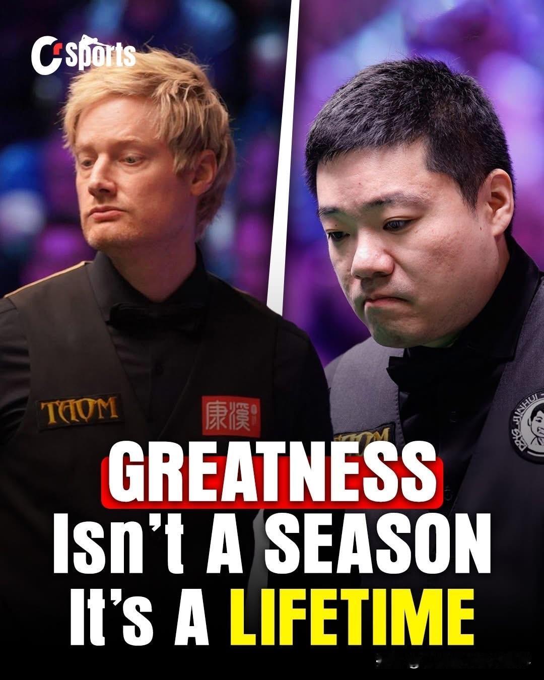 对于大多数斯诺克职业选手来说，参加一次大师赛就已经是梦寐以求的了。

但到了20