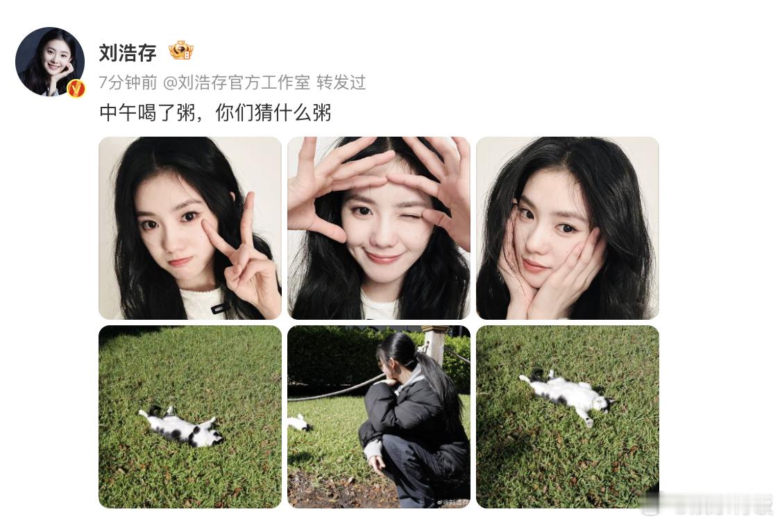 被刘浩存的土味情话钓成翘嘴了刘浩存说情话 南宫问雅摸头 是谁在周一上班的下午收到