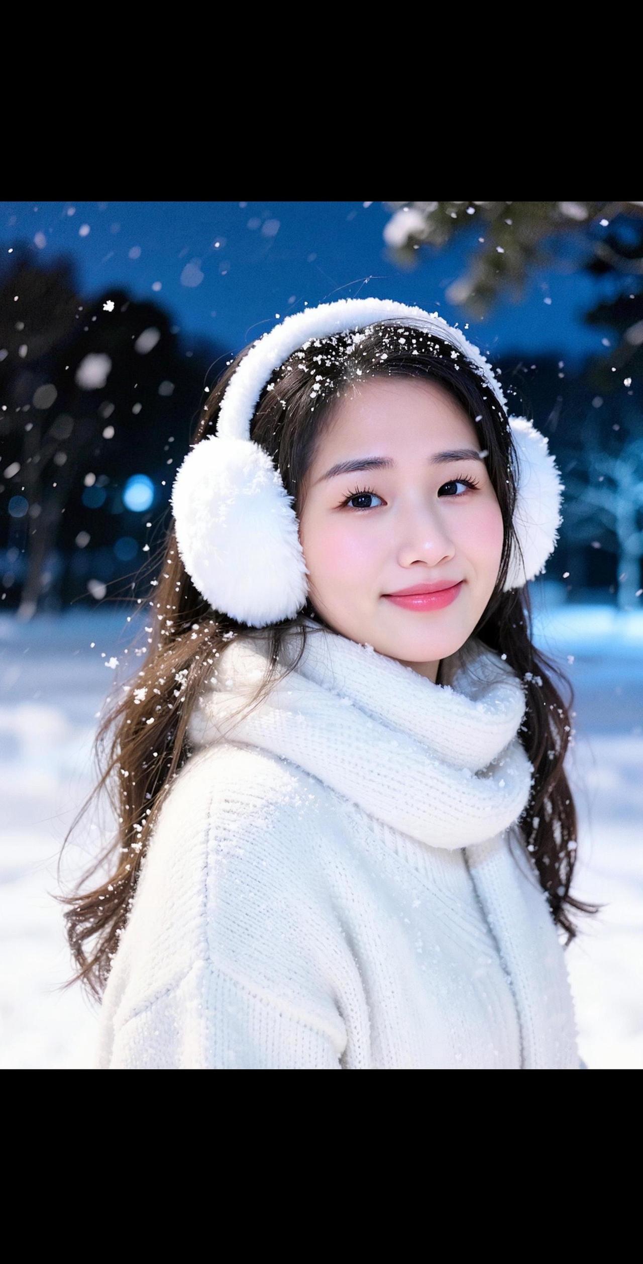 AI冬日胶片风 晒出你的ai写真集 ai写真谁拍谁美 人生总得有一套ai写真吧