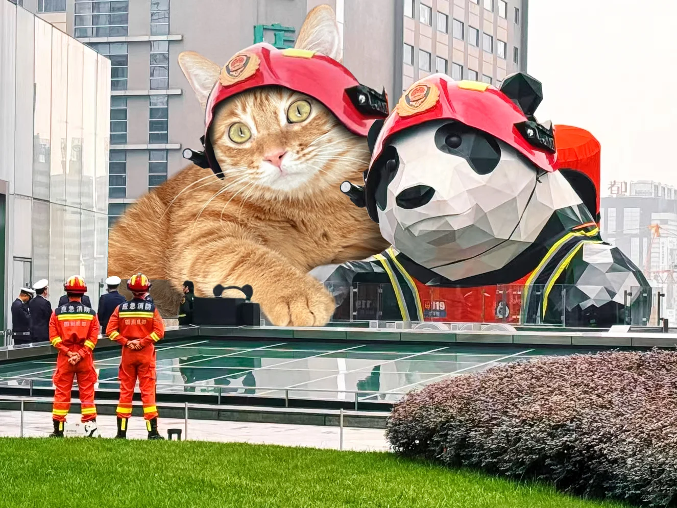 成都 两大顶流完美贴贴～