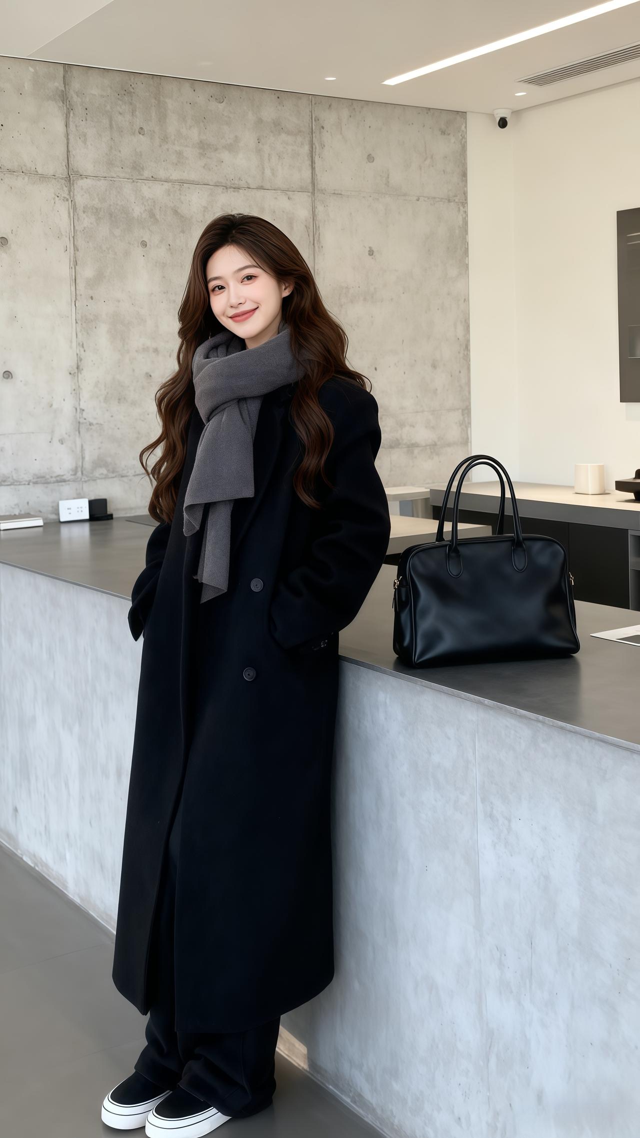 穿出你的chic风 随意穿搭 风衣大衣外套韩系穿搭