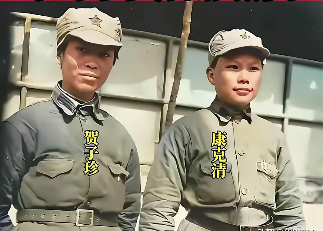 这是28岁的贺子珍和康克清的真实样貌，都看看，两位都是长征路上的女神，值得人们怀