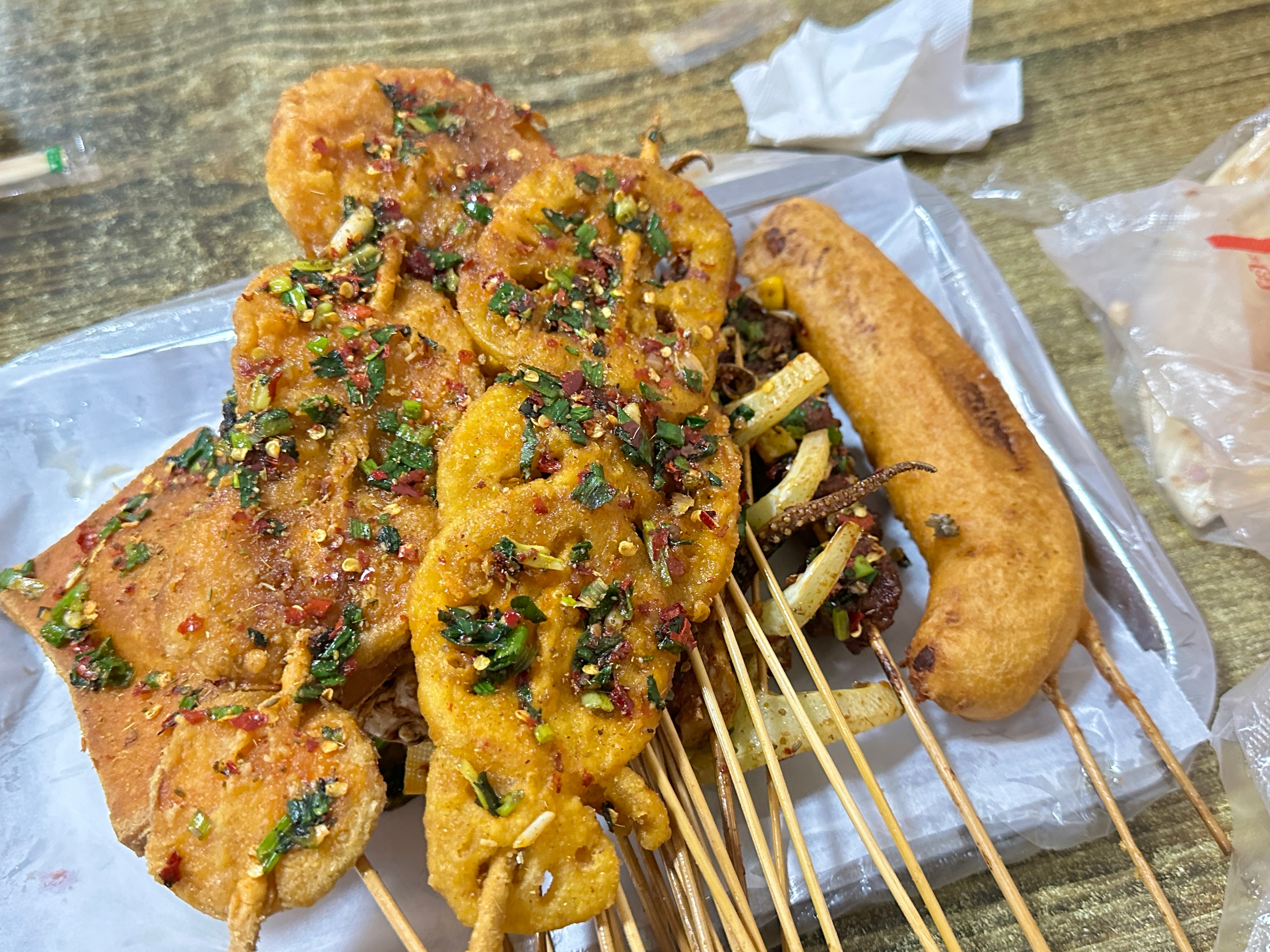 #长沙小巷深夜炸串#驼驼给我推荐的店！！这一顿真的超级无敌爆炸满足啊啊啊啊！好喜