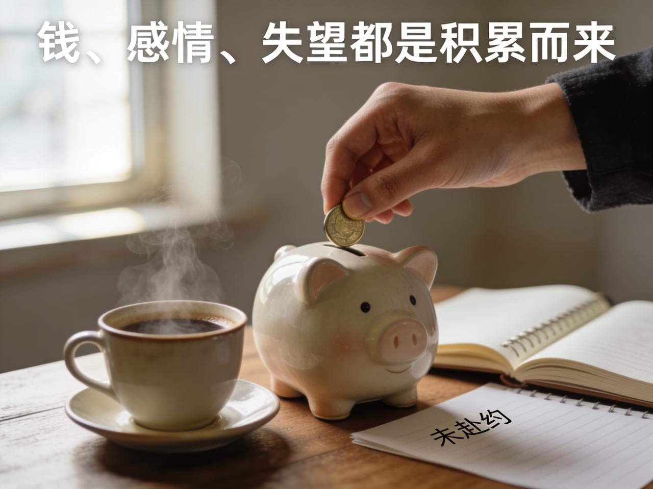 什么都是攒出来的：钱是，感情是，失望也是
 
活到一定年纪才懂，生活里所有的果，