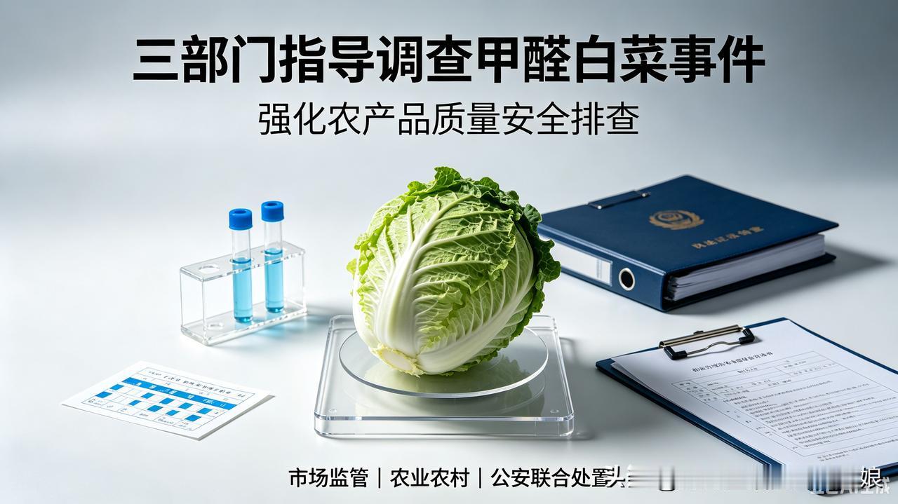 大快人心！全网热议的甲醛白菜事件，国家终于重磅出手！
 
河北张家口商贩为了长途