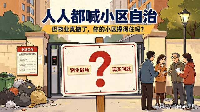 人人都喊小区自治！但请先想清楚：物业真撤了，小区撑得住吗？