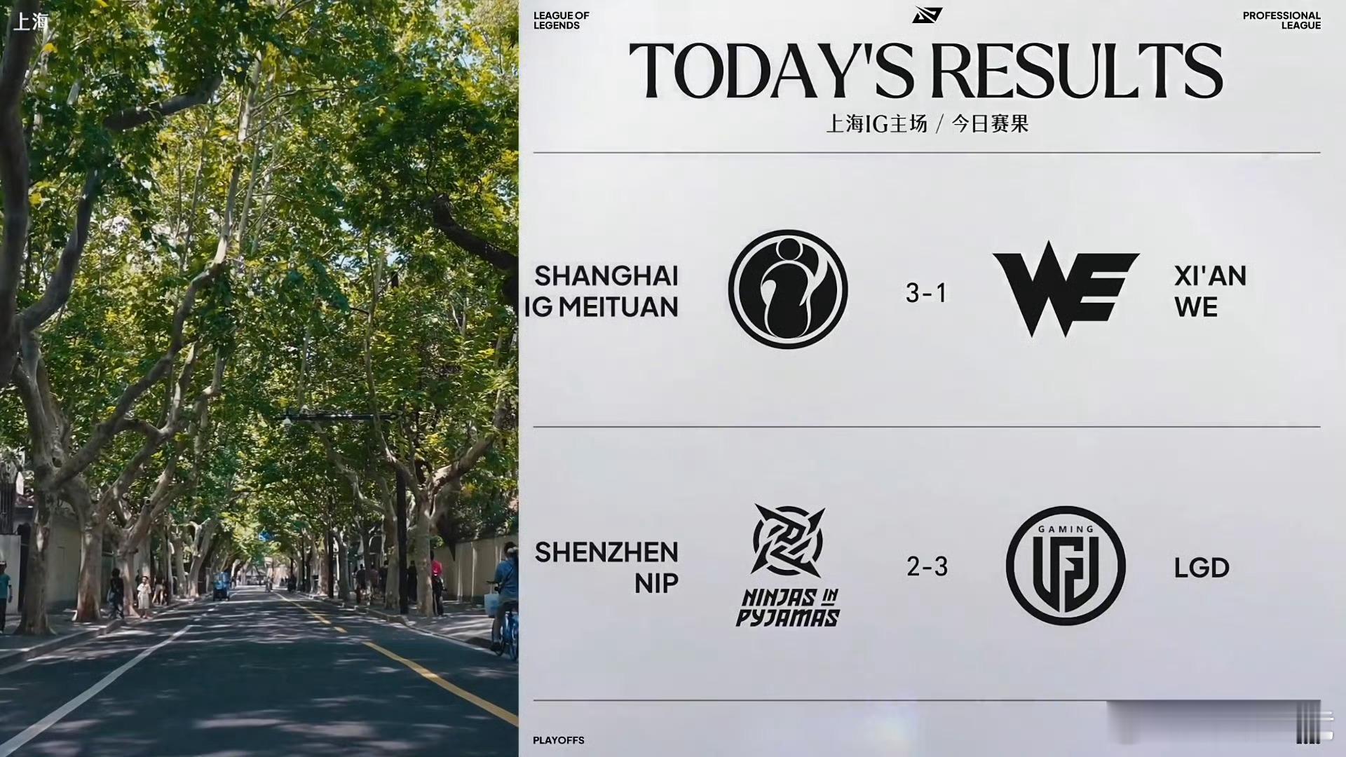 2026LPL季后赛 今日赛果及明日赛程IG 3-1 WENIP 2-3 LGD