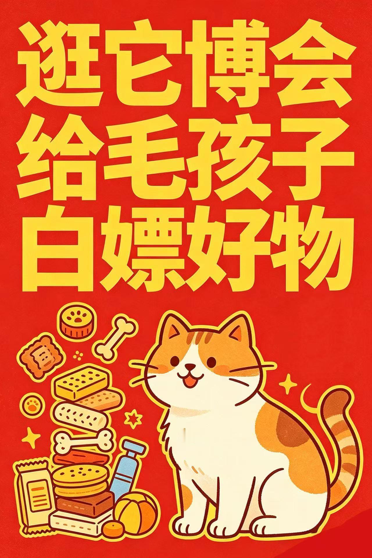 身为资深铲屎官，它博会这波必须冲！线上线下双福利同步上线，错过真的要等一年。🍑